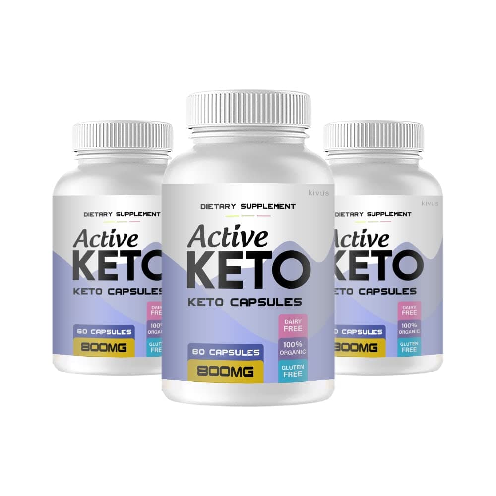 kivus Active Keto - Active Keto Capsules (3 Pack, 180 Capsules)