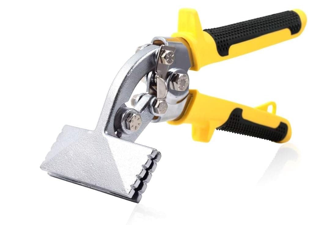 3-Inch Curved Jaw Offset Sheet Metal Bender Tools, Sheet Metal Hand Seamer for Bending and Flattening Metal