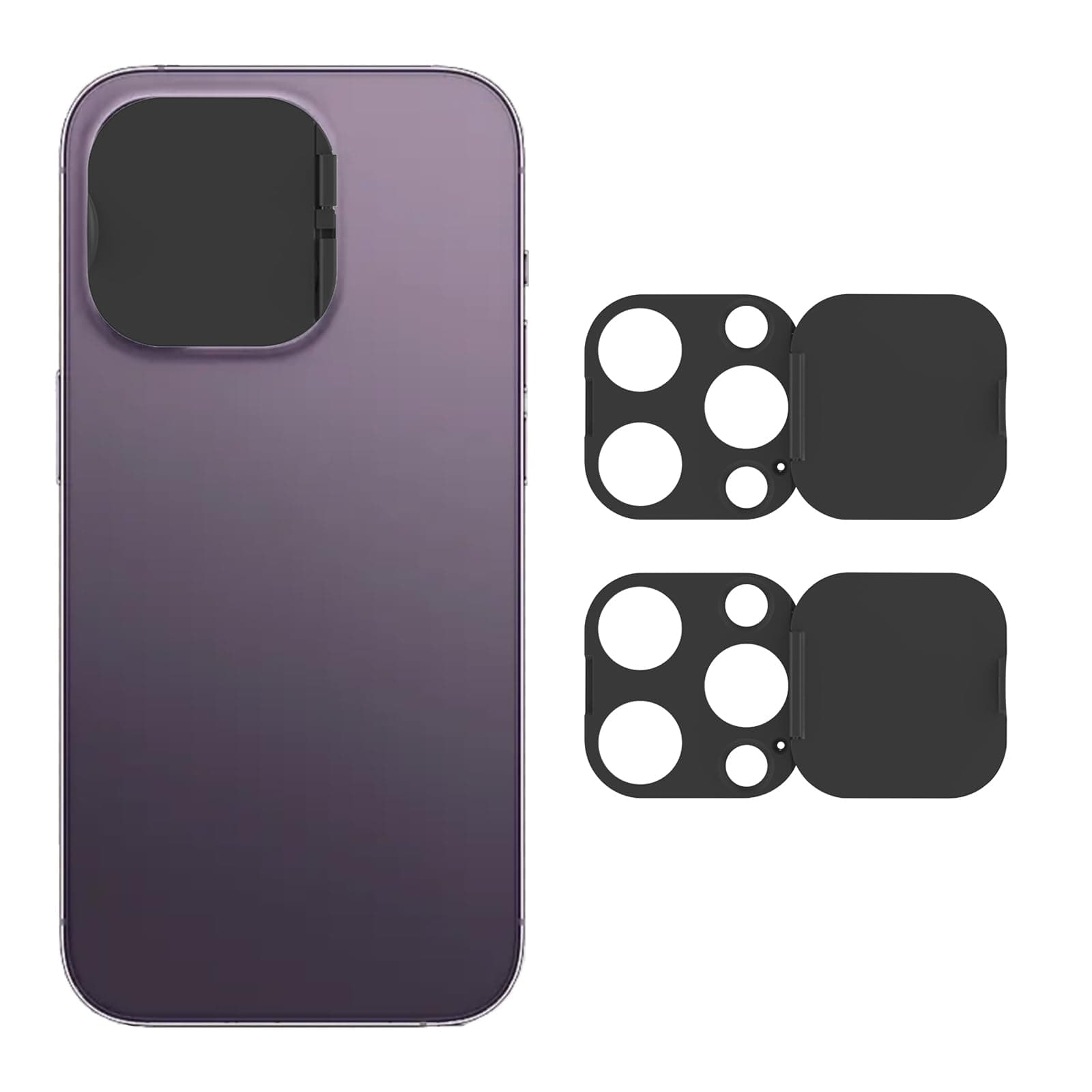 Phone Camera Lens Cover Compatible for iPhone 14 Pro/iPhone 14 Pro Max,Camera Lens Protector to Protect Privacy and Security,Strong Adhesive