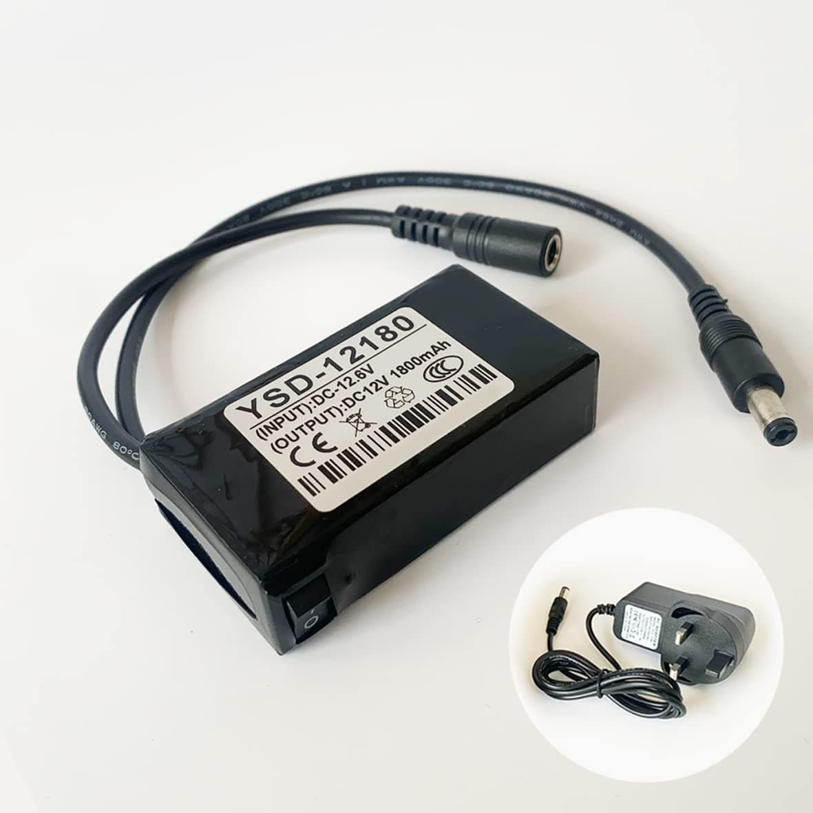 12v Rechargeable Power Pack Battery 1800mAh
