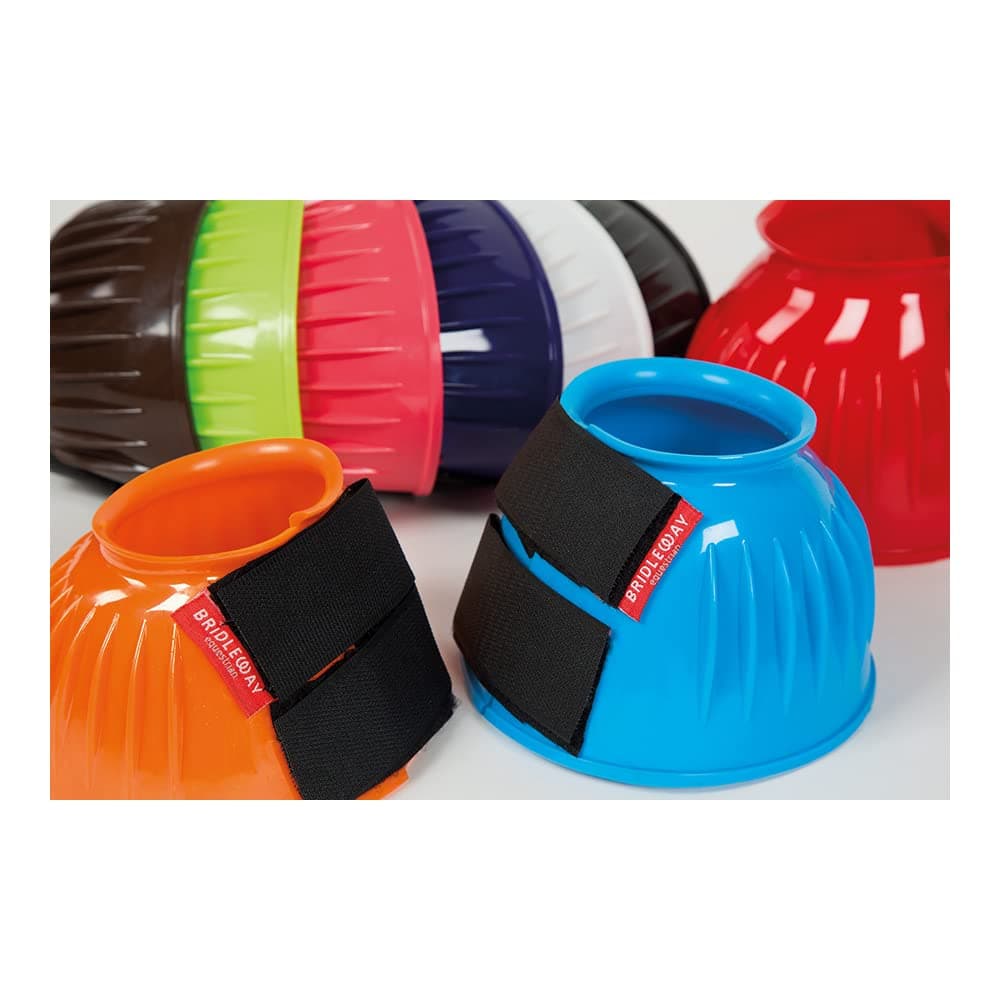 Bridleway Quick Fit Over Reach Boots: Black: Medium