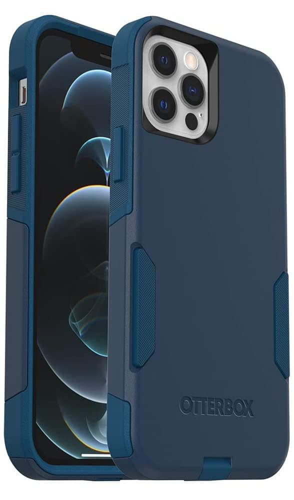 OtterBox COMMUTER SERIES Case for iPhone 12 & iPhone 12 Pro - BESPOKE WAY (BLAZER BLUE/STORMY SEAS BLUE)