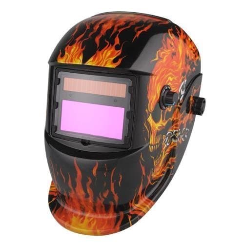 Solar automatic welding mask, welding helmet, welding shield, helmet (black fire).