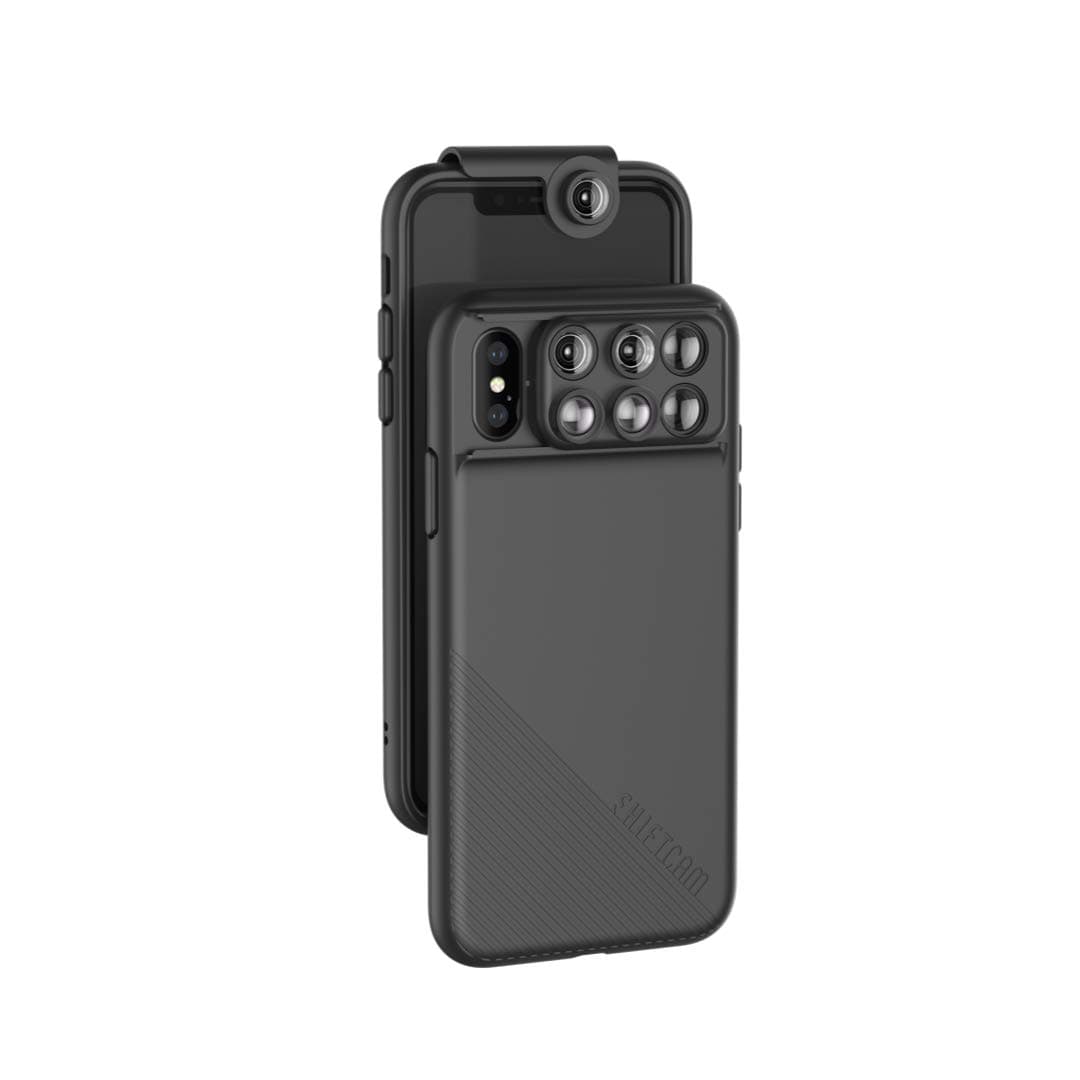 ShiftCam 2.0: 6-in-1 Travel Set with Front Facing Lens Compatible with iPhone X