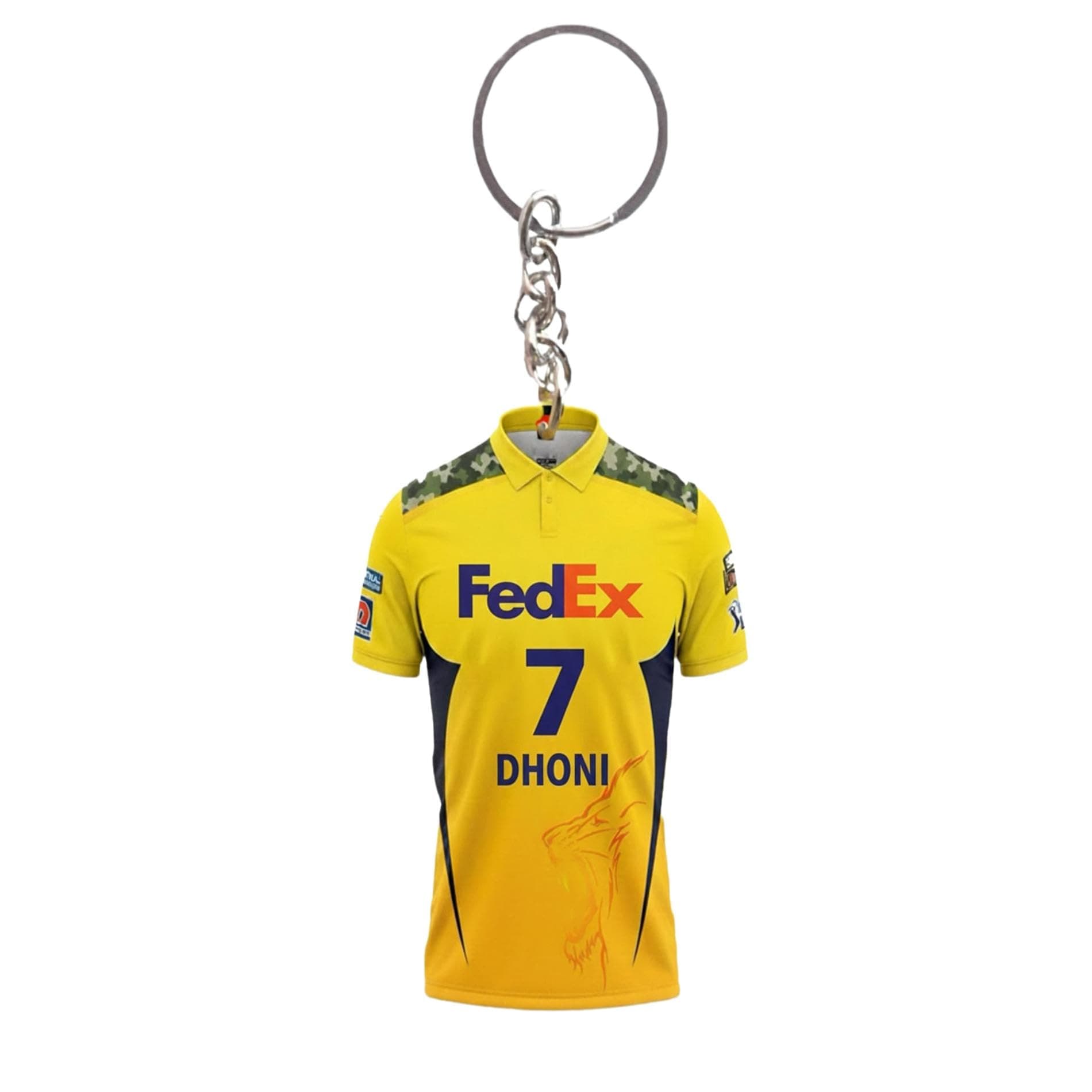 Blacktail Glass CSK JERSEY KEYCHAIN (Yellow)