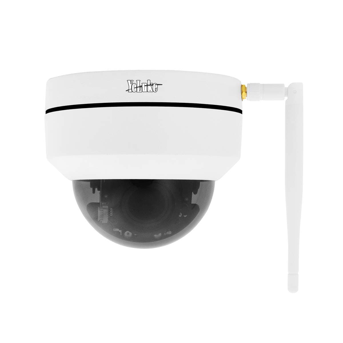 PTZ WiFi IP Camera 1080P HD Dome Camera,4x Optical Smart 265 Home Security Camera for Indoor and Outdoor, IP66 Waterproof Built-in SD Card Slot