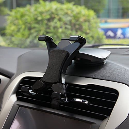 Universal Dashboard Tablet Car Desk Mount Holder (Nd) with U-grip Adjustable Clamp for Dragon Touch 7" Y88x Y88, Q88, Prontotec Axius Series Q9/ Q9s 7 Inch, Alldaymall A88x 7'', Neutab N7/ N7 Pro 7'