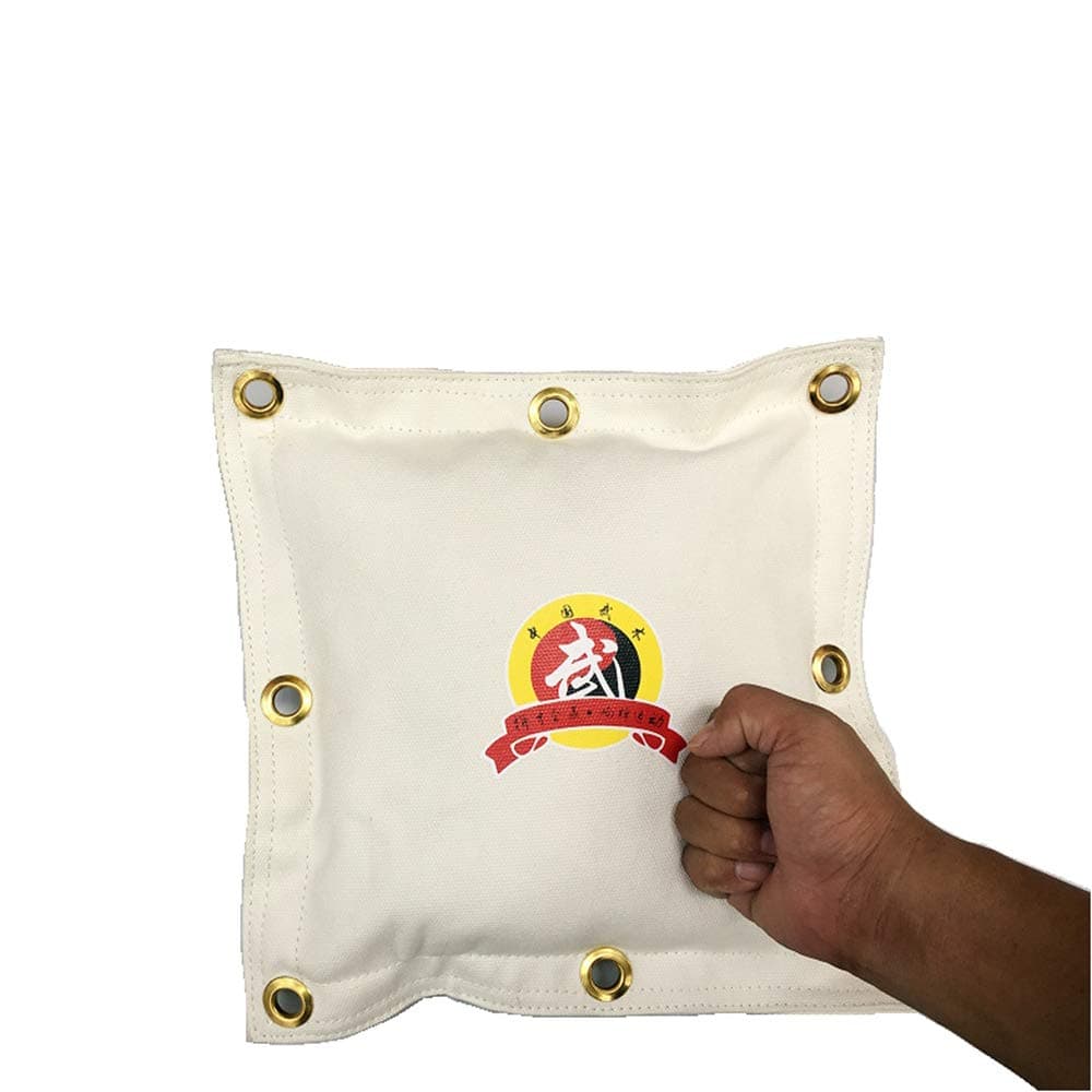 DETECH Mann Wing Chun Kung Fu Canvas Wall Bag, Wall Punch Pad, Punch Bag, Punch Bag, Wall Sand Bag, Makiwara, Wall Impact Pad, Wall Cushion, JKD Wall Makiwara