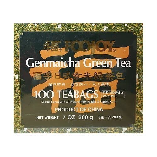 Foojoy Genmaicha Green Tea, 7 Oz, 100 Teabags