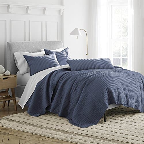 Under the Canopy Organic Quilt, King, Blue