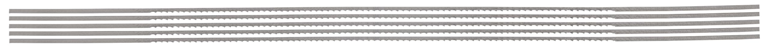 kwb by Einhell 49316350 Scroll Saw Blade Set, Silver, (Fits Einhell Scroll Saws, 127 mm long, 25 mm wide, 5 pieces)