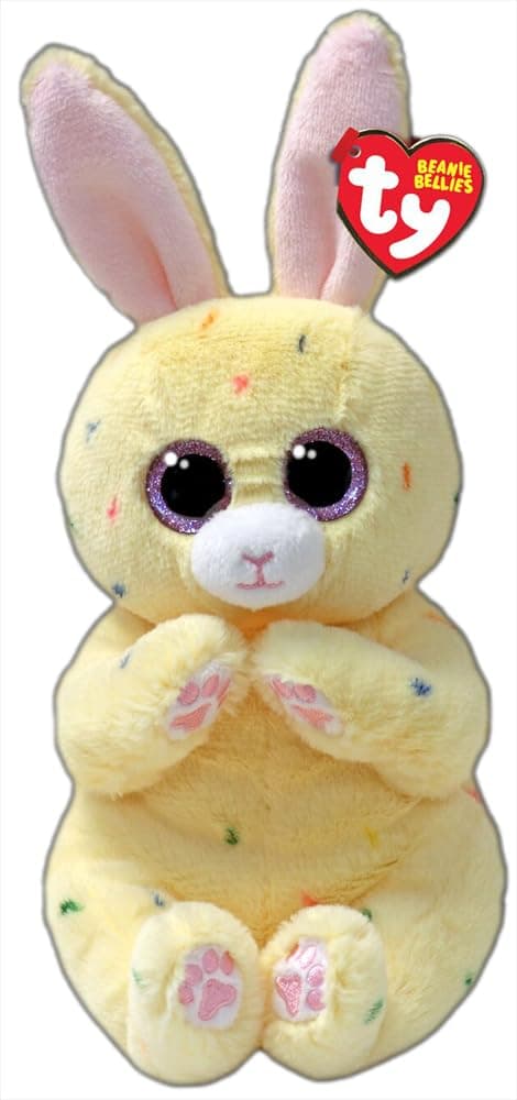 Beanie Bellie Cream - Yellow Easter Bunny - 6''