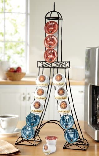 Collections Etc - Eiffel Tower Coffee Pod Holder Kitchen Decoration by Collections Etc [Foods]