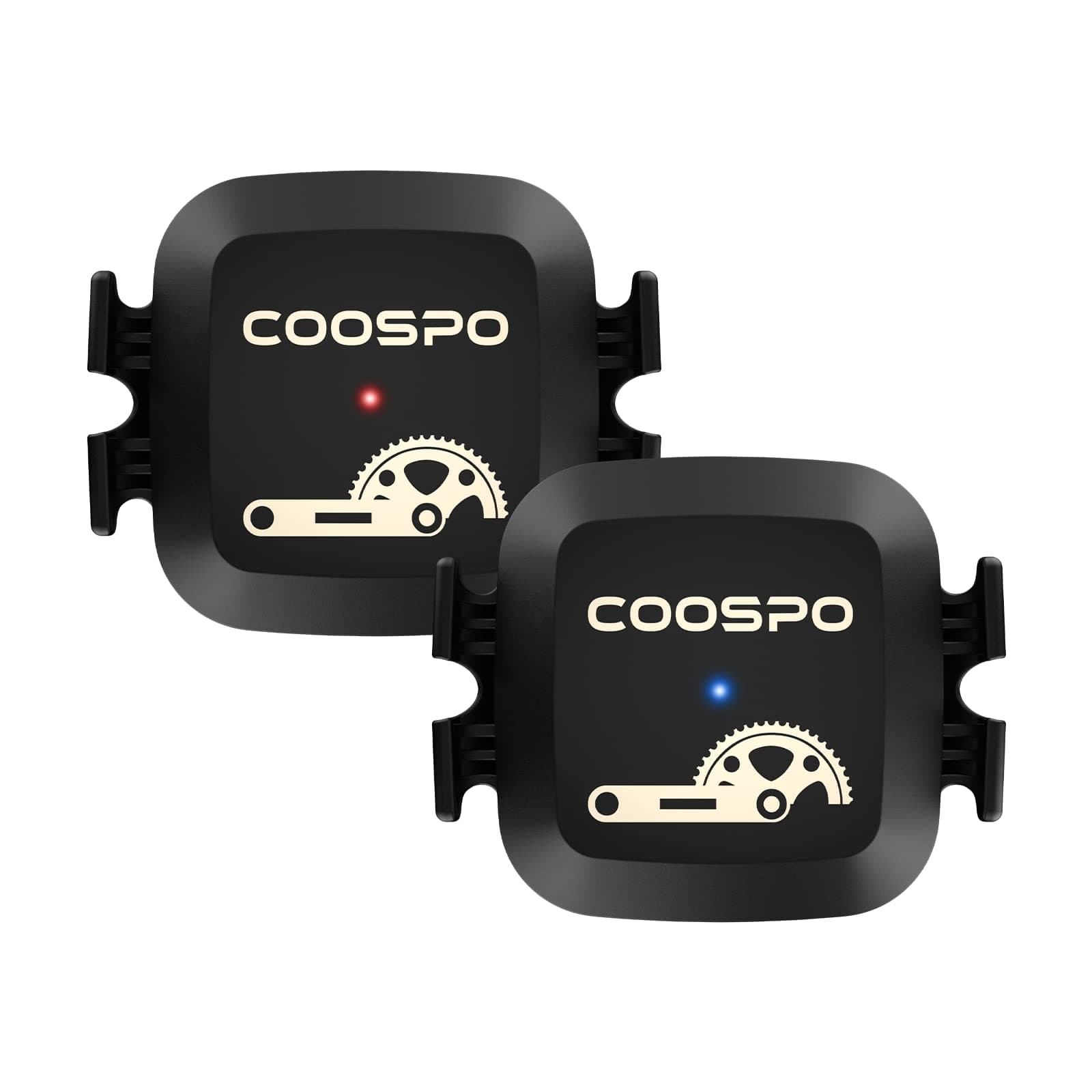 COOSPO Bike Cadence Speed Sensor BK467, Bluetooth ANT+ Cadence Sensor for GPS Bike Computers, Tracking Cycling Speed and Distance RPM, Compatible with Zwift Wahoo Peloton Openrider Rouvy APP
