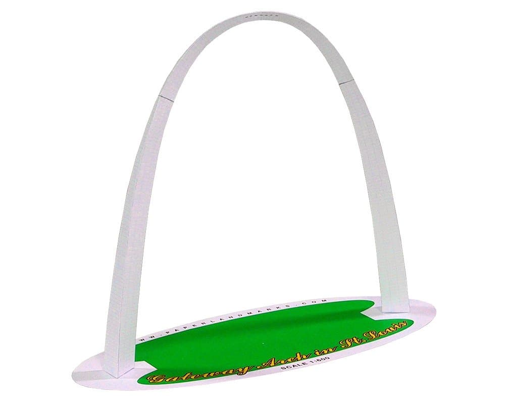 PaperLandmarks Gateway Arch Paper Model Kit
