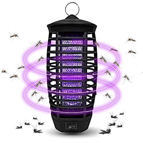 Wanqueen Electronic Bug Zapper Mosquito Killer Lamp Fly & Insects Zap Trap for Indoor and Outdoor, 01-Black