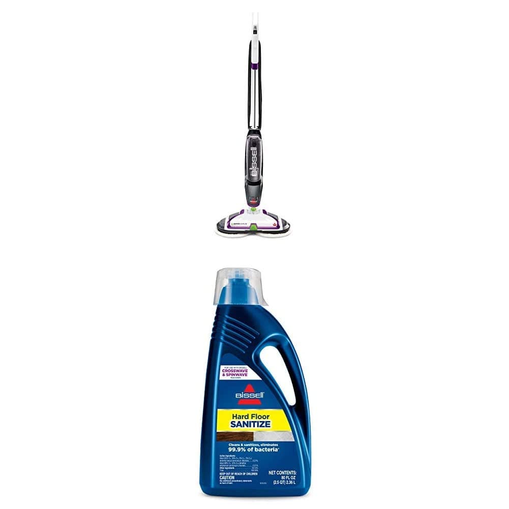 Bissell SpinWave PET Hard Floor Expert + 80oz Sanitize Formula