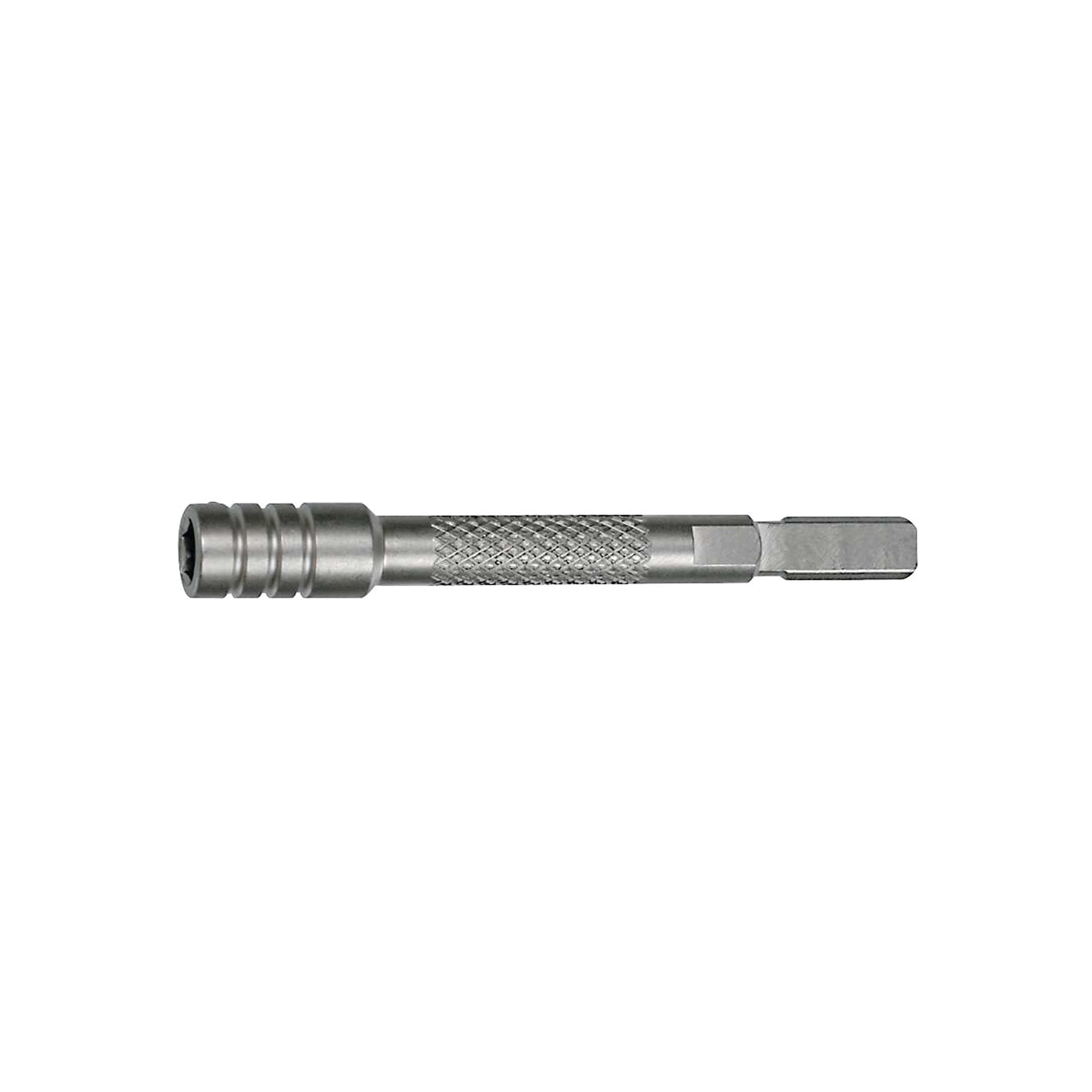 Bit Driver Extender - 3.25 Extension for Leatherman Bits & Standard Hex Bits, Silver