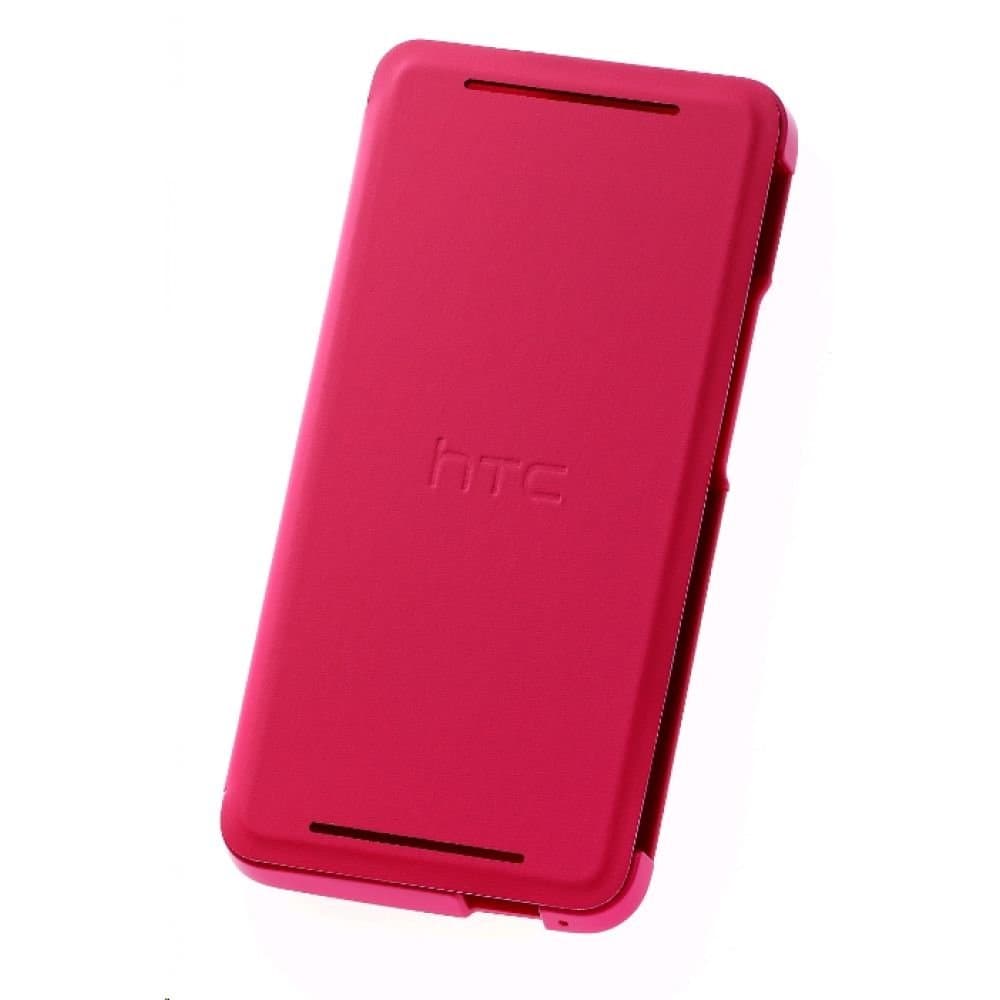 HTC Double Dip Flip Case Cover with Built-In Stand for HTC One - Pink