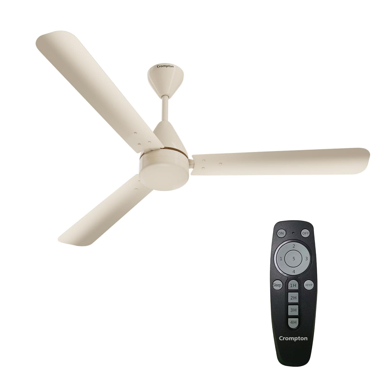- Crompton Energion Hyperjet 1200mm BLDC Ceiling Fan | Point Anywhere Remote Control | BEE 5 Star Rated Energy Efficient | Superior Air Delivery | Anti-Rust | 2 Year Manufacturer Warranty | Ivory