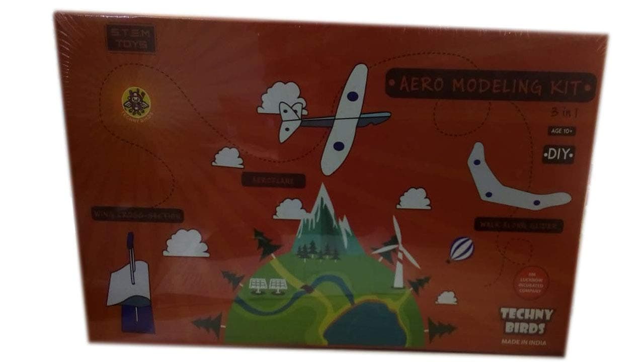 Techny Aeromodeling Kit 3 in 1 Made in India Educational Kit