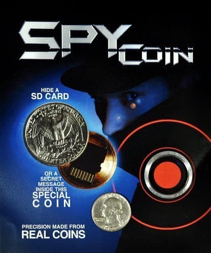 Spy Coin -Micro Sd Card Secret Compartment Quarter