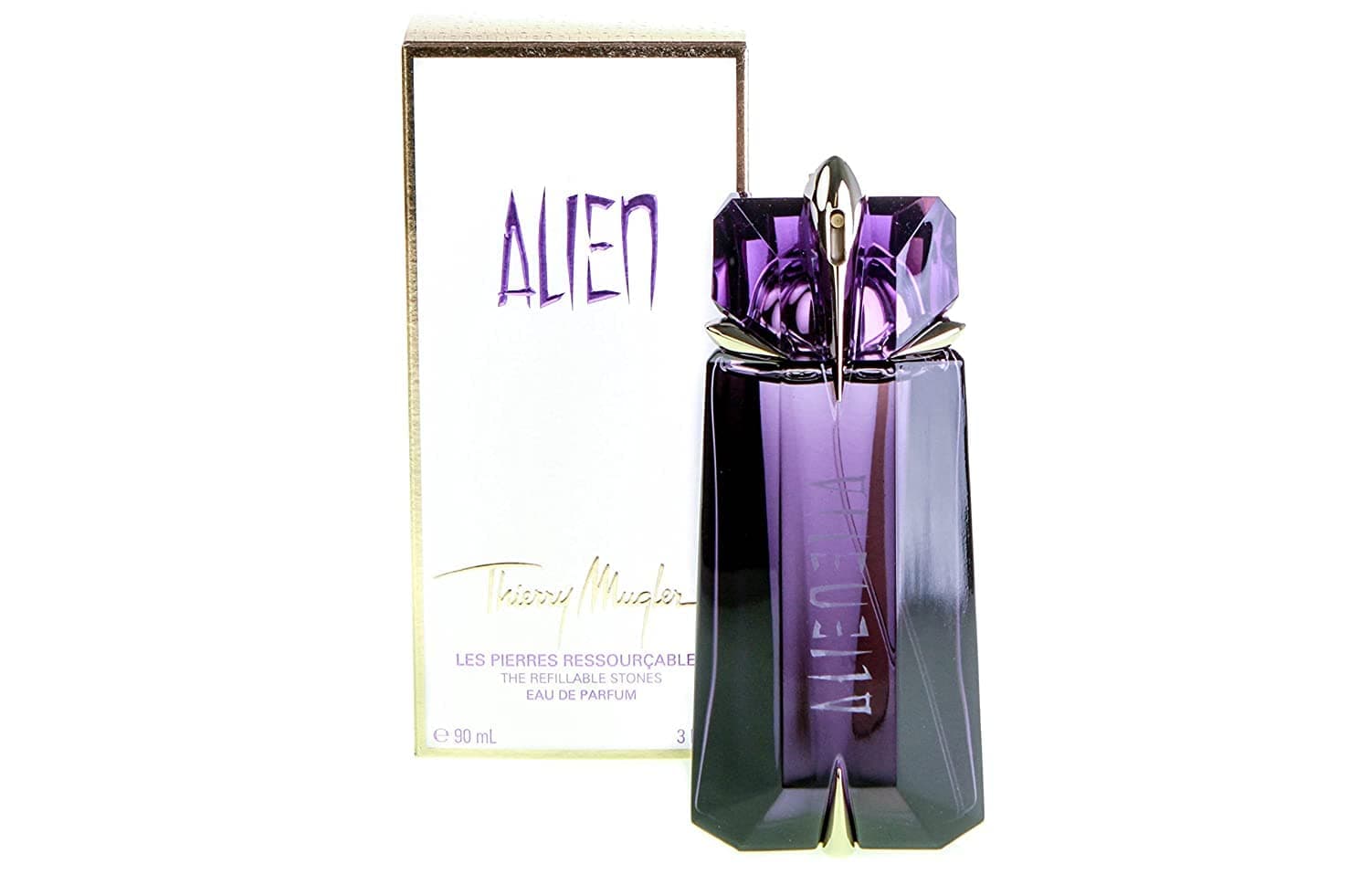 Thierry Mugler Alien By Eau De Parfum Refillable Spray 90 Ml For Women 3 Ounce