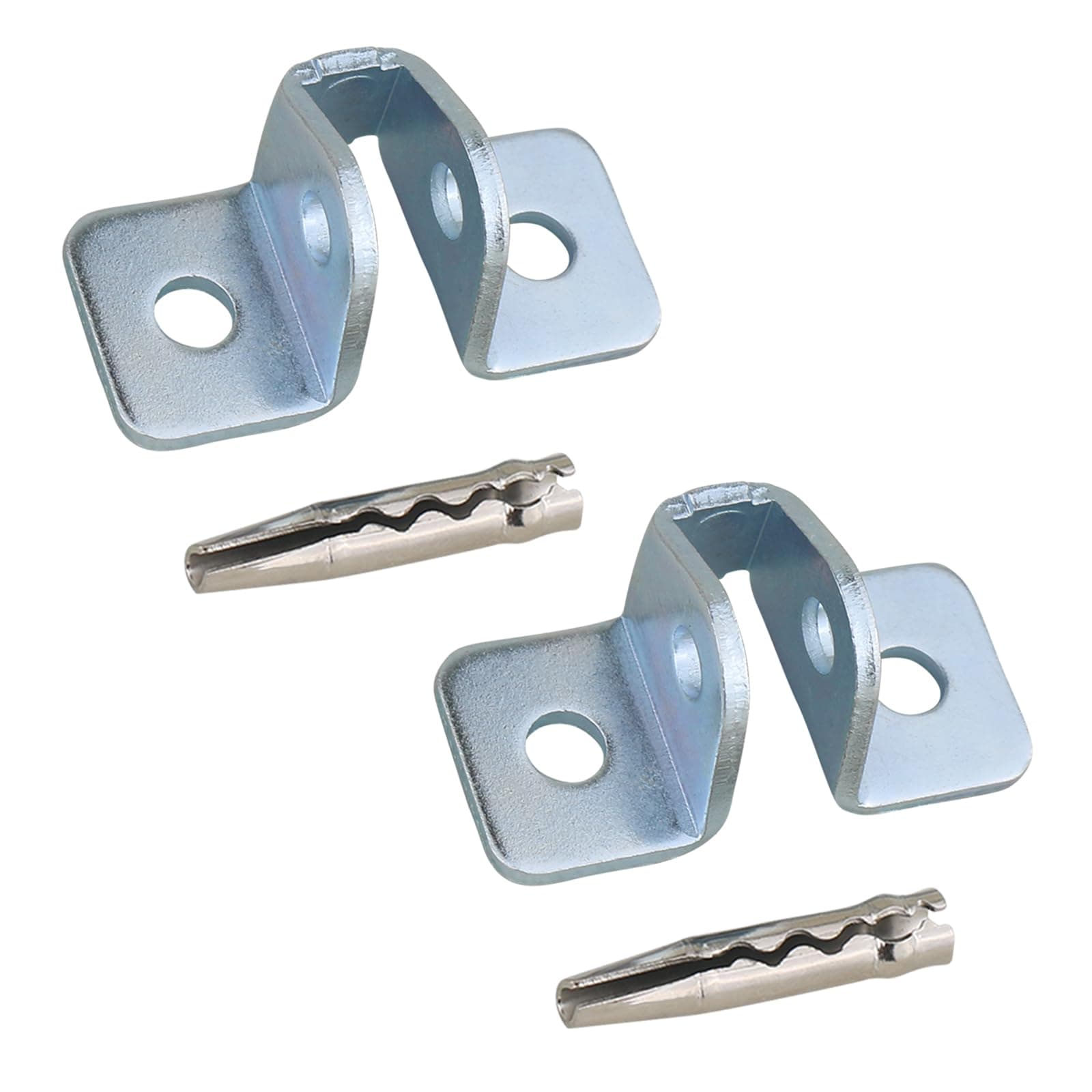 Osompar 2 Door Check Bracket and Pin Front Rear Driver Passenger Side Compatible with Jeep Cherokee XJ 1984-2001 Door Check Arm Assembly Repair Set