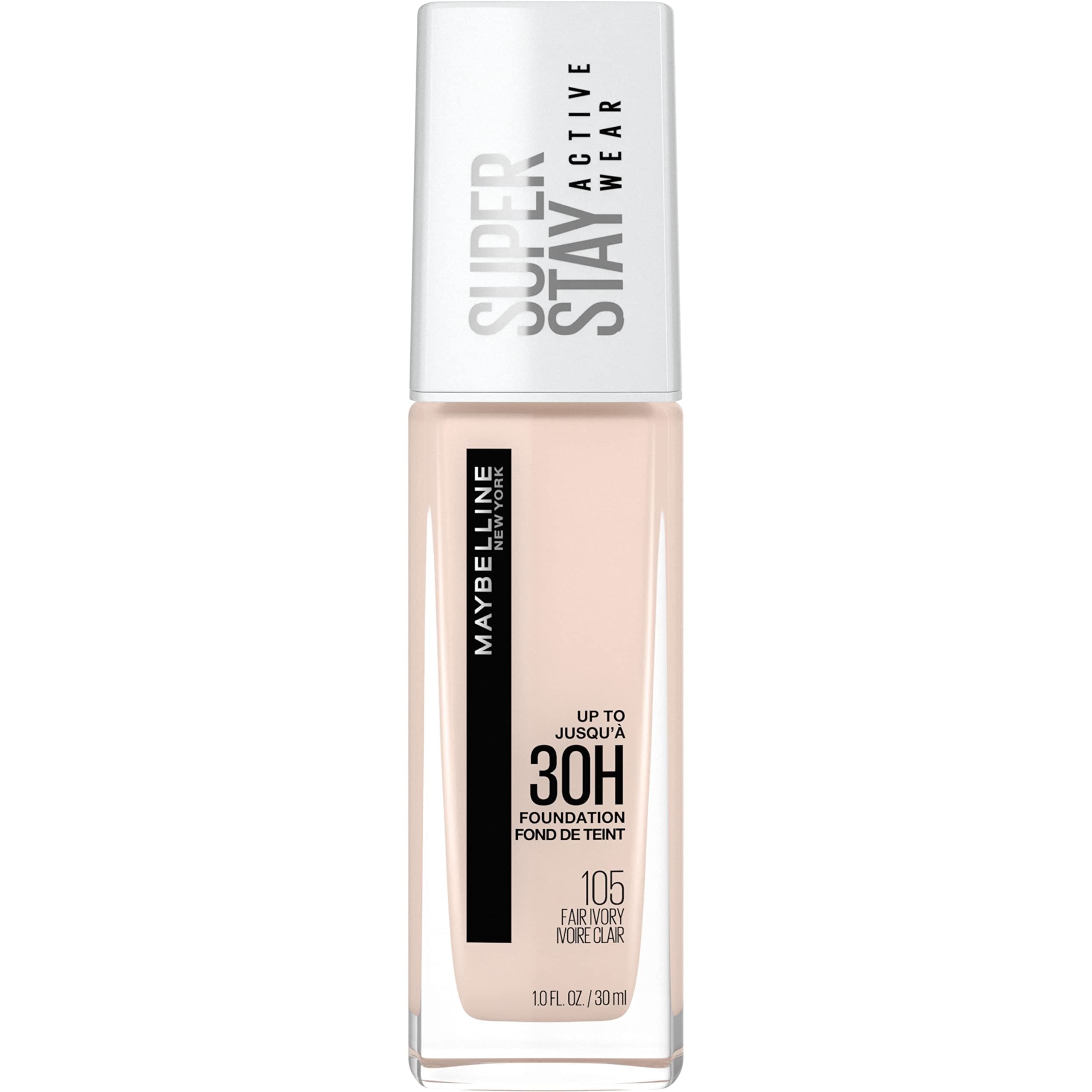 New York Super Stay Luminous Full Coverage Liquid Foundation Makeup (Fair Ivory, 1 Fluid Ounce) Luminous Finish