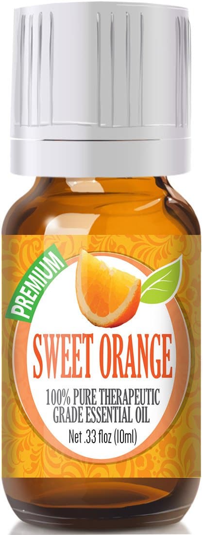 Healing Solutions Oils - 0.33 oz Sweet Orange Essential Oils, Undiluted, Pure Orange Essential Oil for Diffuser - 10ml