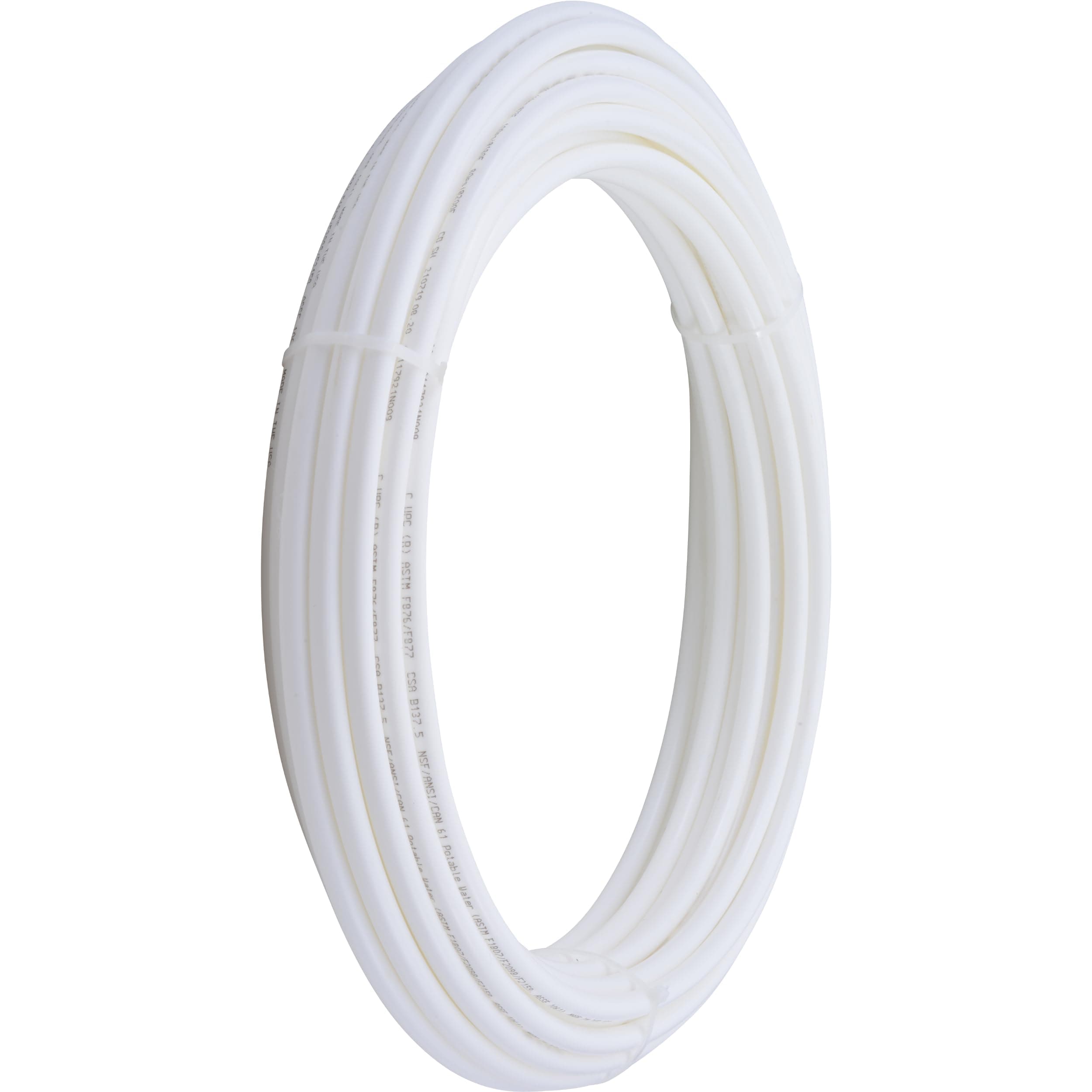 SharkBite 3/8 Inch x 100 Feet White PEX-B, PEX Pipe Flexible Water Tubing for Plumbing, U855W100