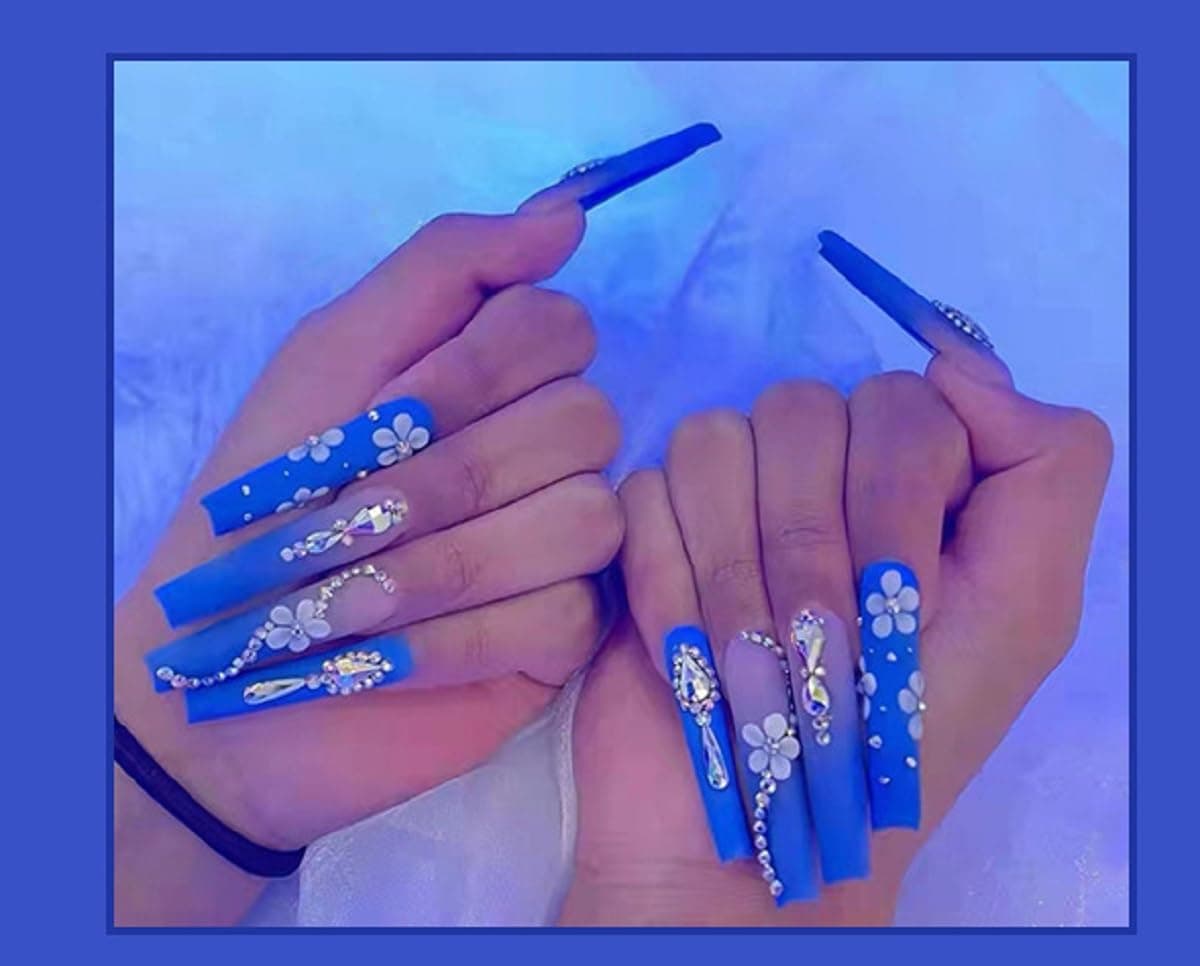 24 PCS Full Cover False Nail Tips Acrylic Nails Short Nail Tips for Women Man French Manicure Natural Nail Tips with Box DIY Nail Art Tools 33 Colors (16)