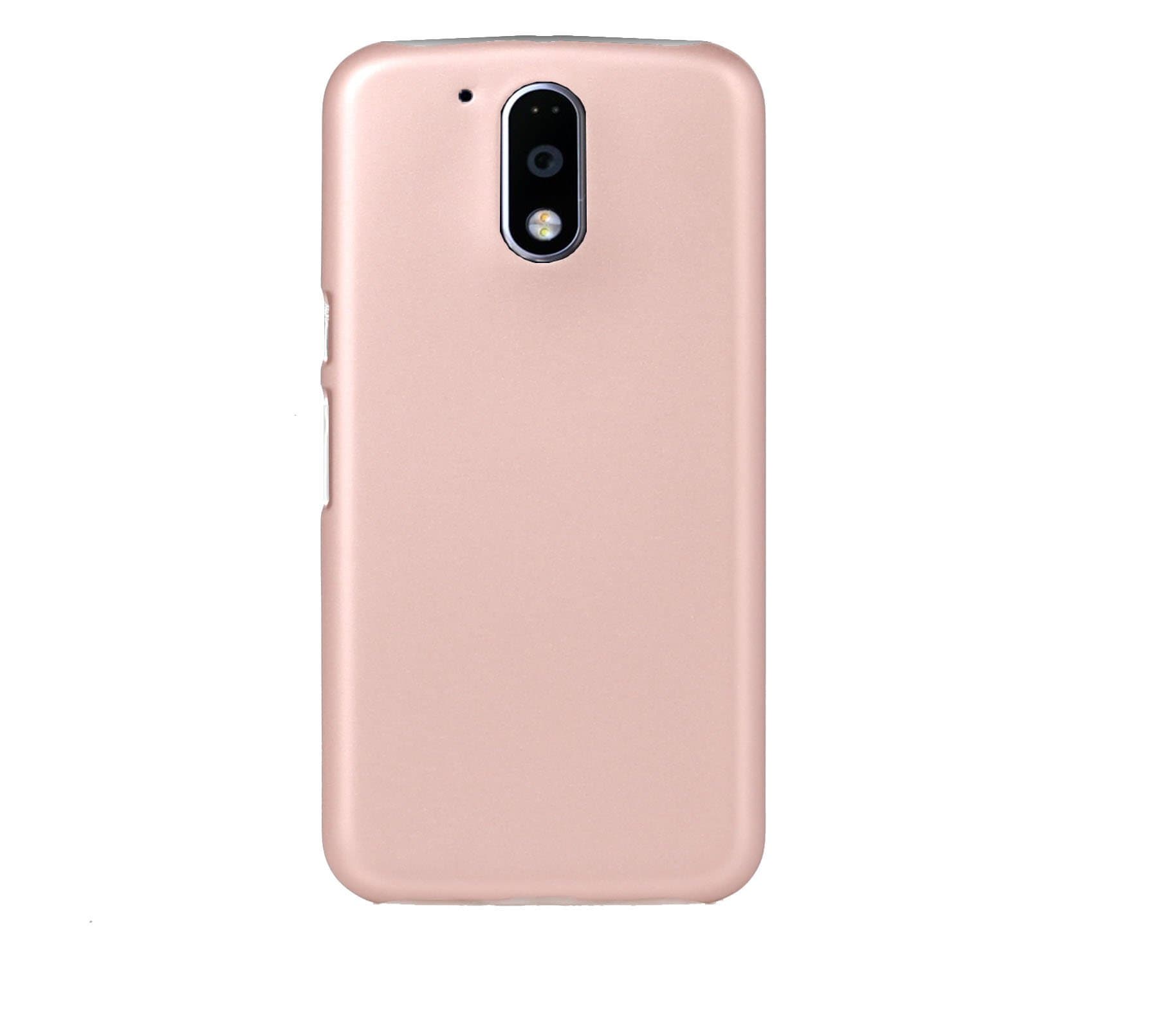 ARTILVST MOTO G4/G4 Plus case,Ultra thin Half surrounded structure Matte surface Durable PC Protector phone case for MOTO G4/G4 Plus Smartphone [Rose Gold]