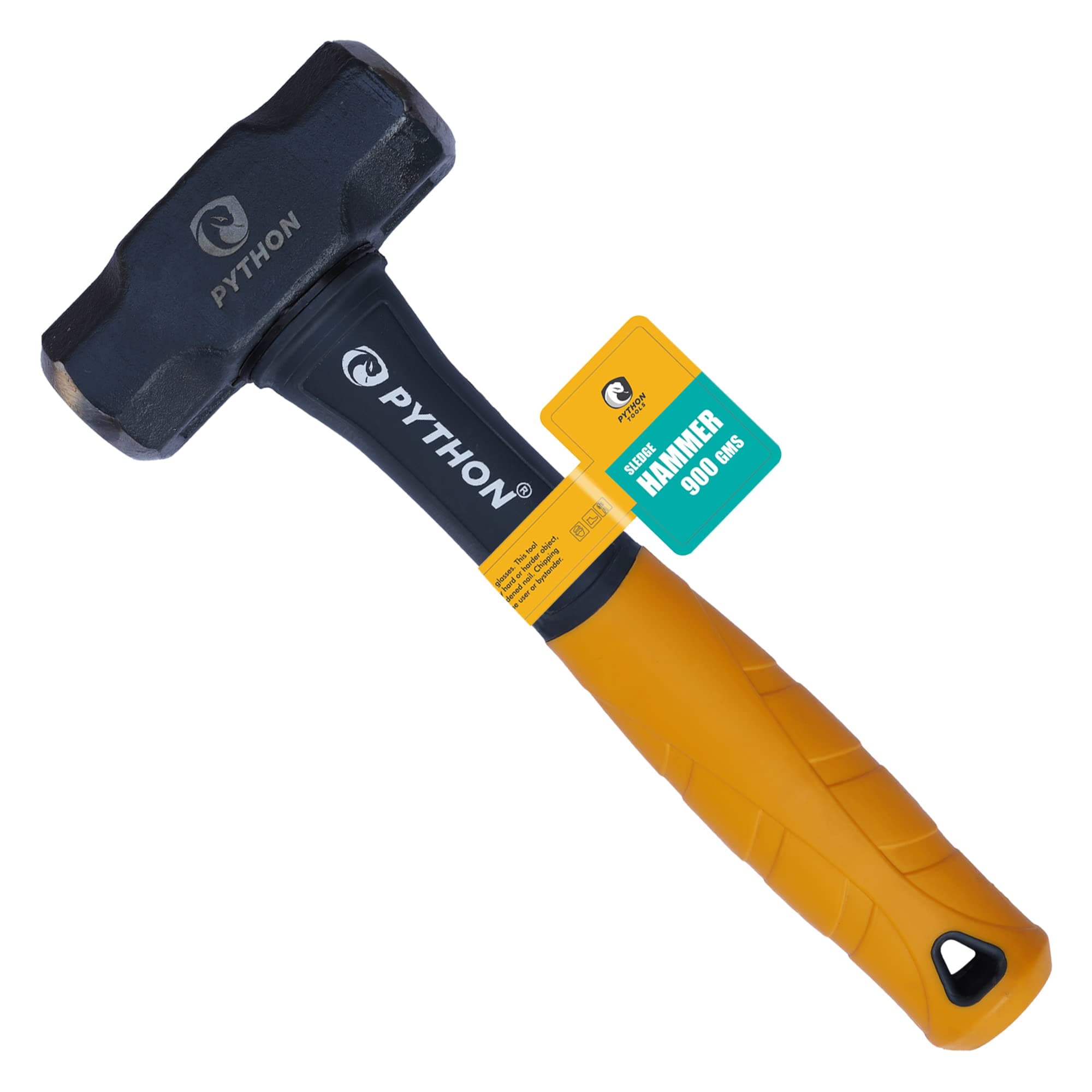 PYTHONIndestructible fiberglass handle sled hammer (900 GMS / 10 inch (260 mm)