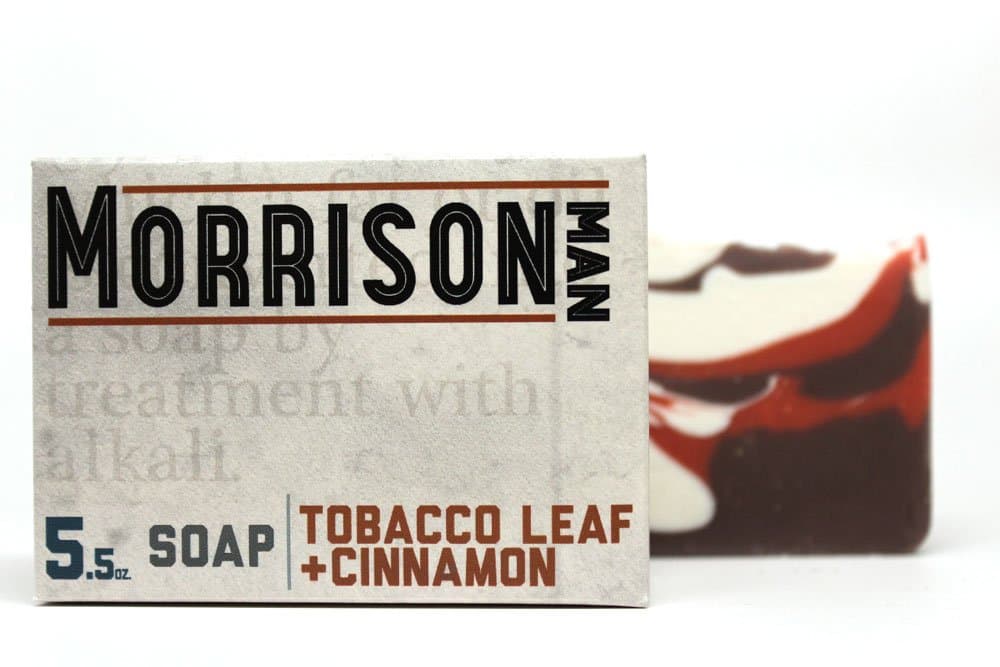 Morrison Man's Tobacco Leaf + Cinnamon Bar Soap