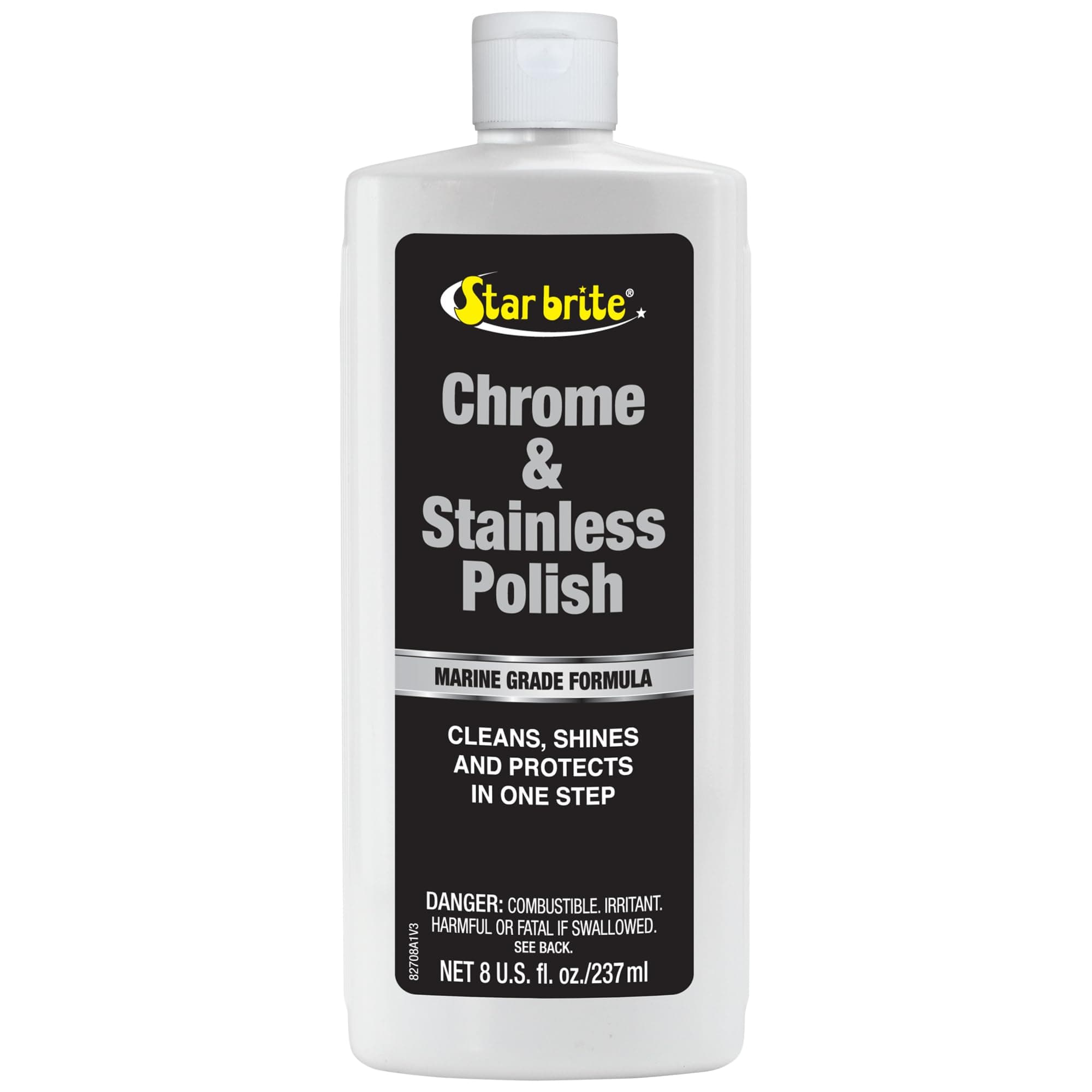 STAR BRITE Chrome & Stainless Polish - Marine Grade Formula Protects Against Pitting, Salt Deposits, Staining & Rust on Chrome, Stainless Steel, Copper, Tin & Brass (082708)