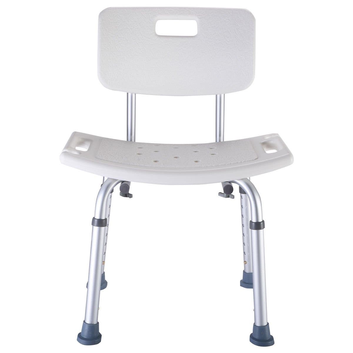 Adjustable Shower Chair with Detachable Backrest Lightweight