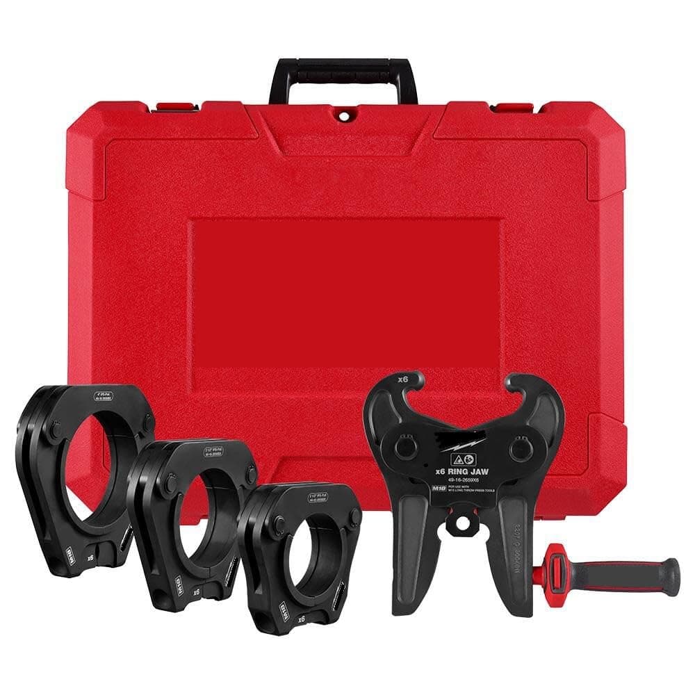 For Milwaukee.a 2-1/2 Inch - 4 Inch IPS-P Pivoting Press Ring Kit for M18 FORCE LOGIC Long Throw Press Tool