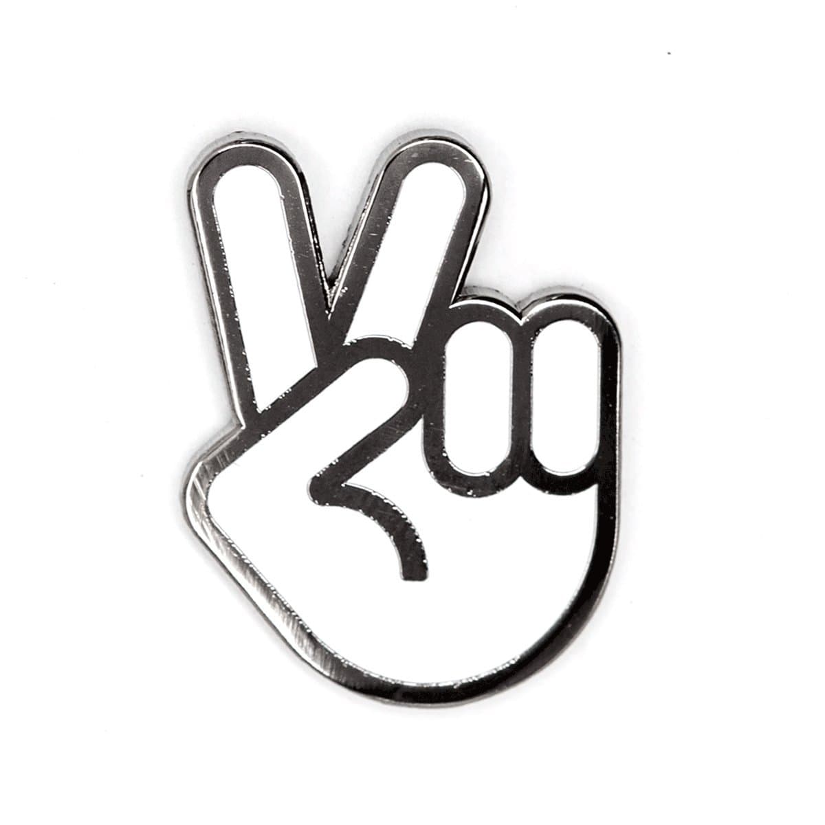 Peace Sign Hand Enamel Pin