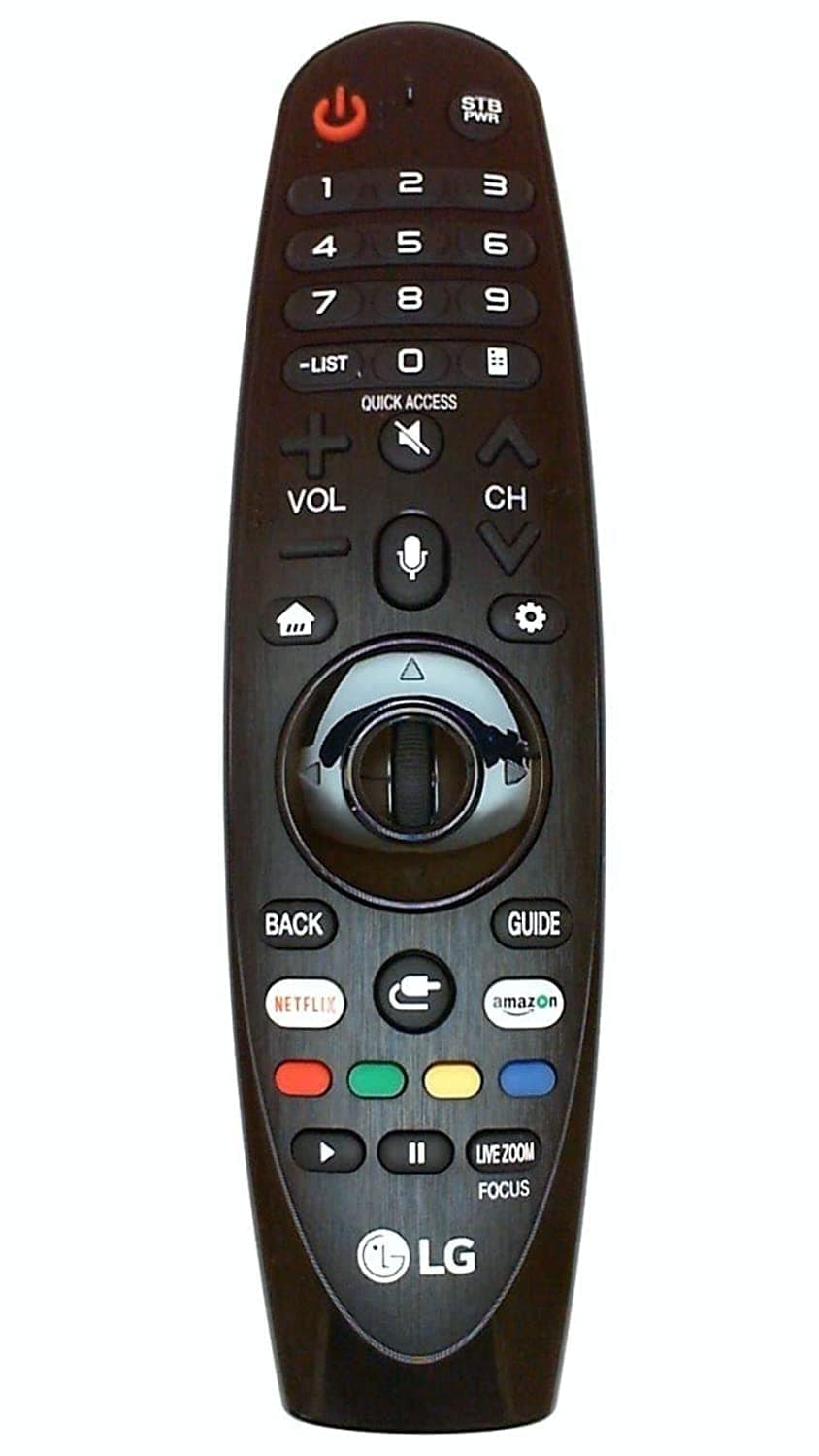 OEM AN-MR18BA Magic Remote Control with Netflix and Amazon Buttons Voice Mate for All 2018 4K UHD Smart Televisions OLED65W8PUA OLED77W8PUA OLED43W8PUA OLED49W8PUA OLED50W8PUA OLED55W8PUA