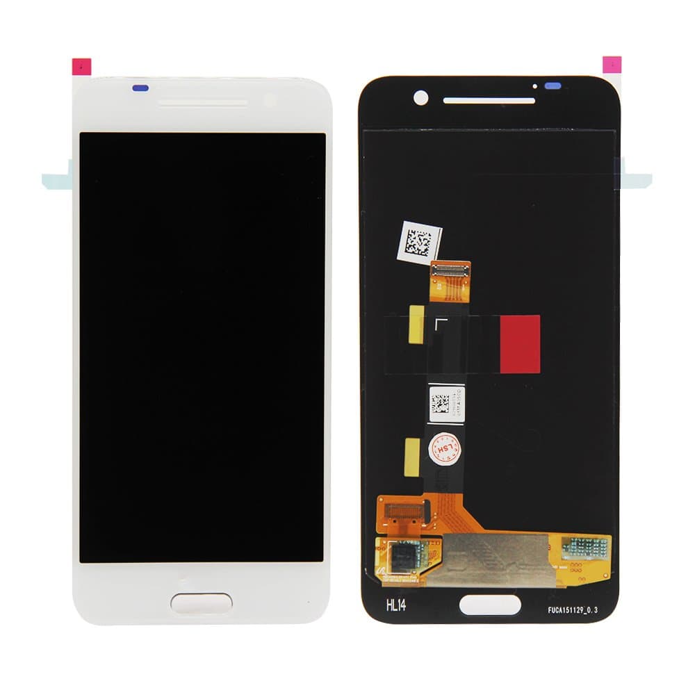 LSHtech LCD Display Touch Screen Digitizer Assembly for HTC One A9 with Free Tools (White)