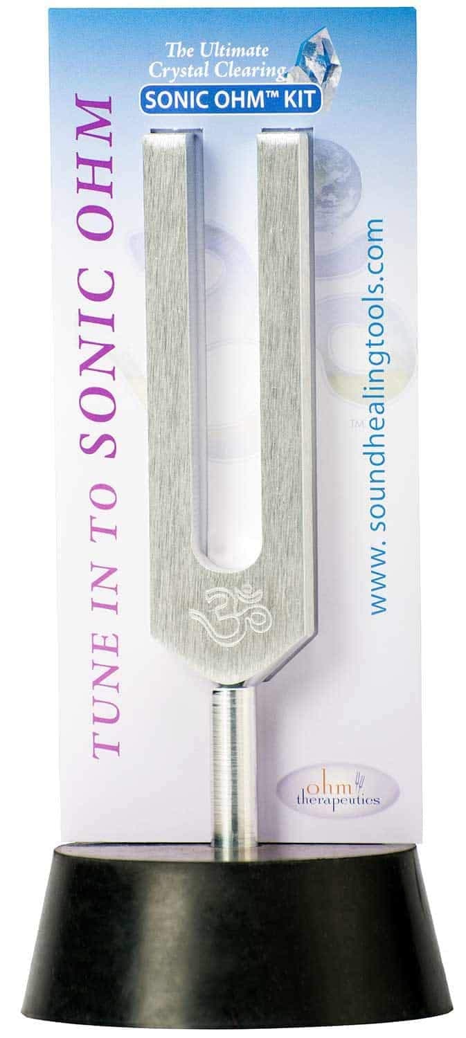 Ohm Therapeutics Sonic™ OHM Tuning Fork KIT for Crystal Clearing & Energy Practitioners (1088.8 Hz) Made in USA
