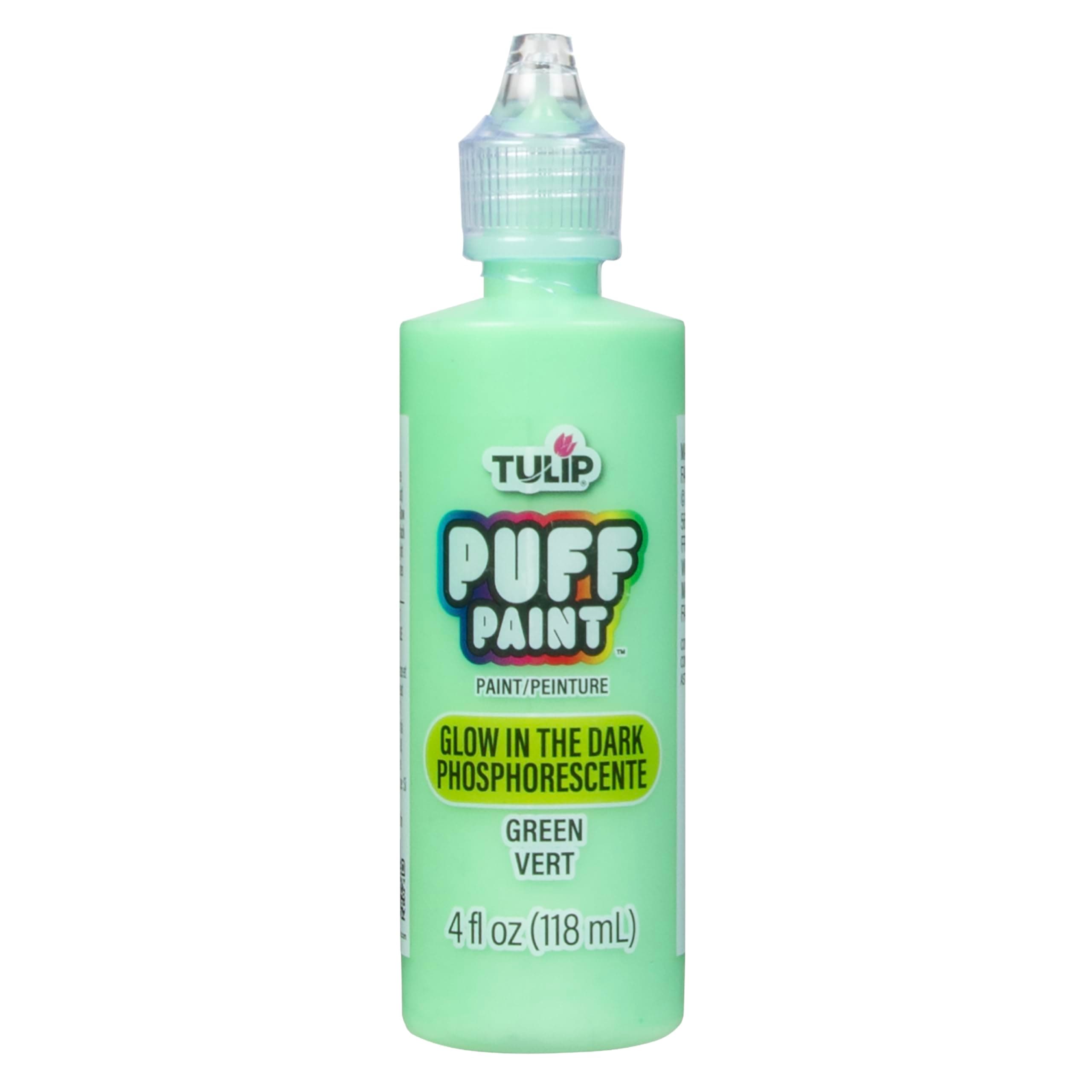 Tulip Dimensional Fabric Paint 4oz Glow Green, One Size