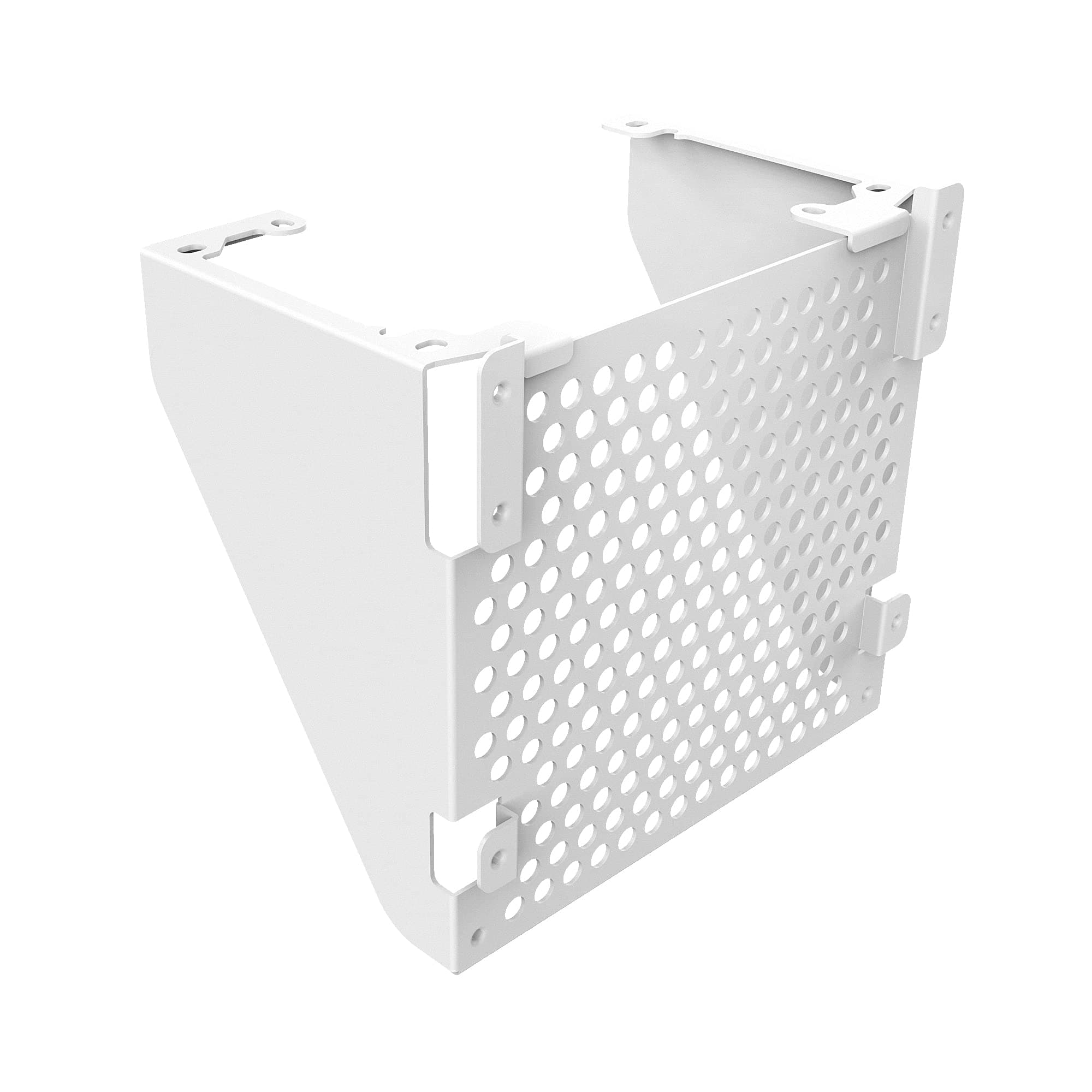 Cooler Master NR200 ATX PSU Bracket, ATX Power Supply Support for MasterBox NR200 and NR200P, Modular Mounting Options, Ventilated Design, Easy to Install - Steel, White