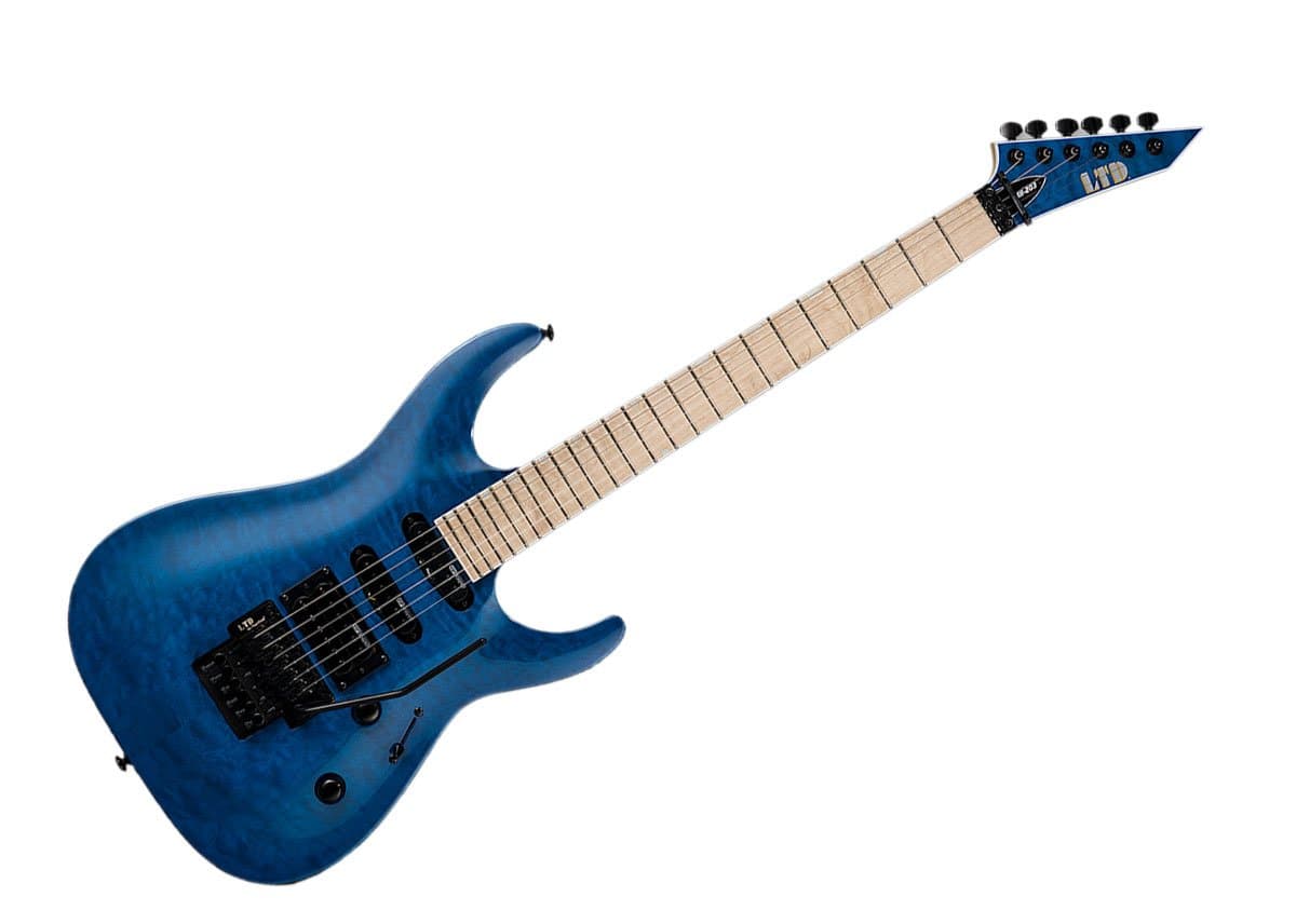 ESP LTD MH-203QM - See Thru Blue