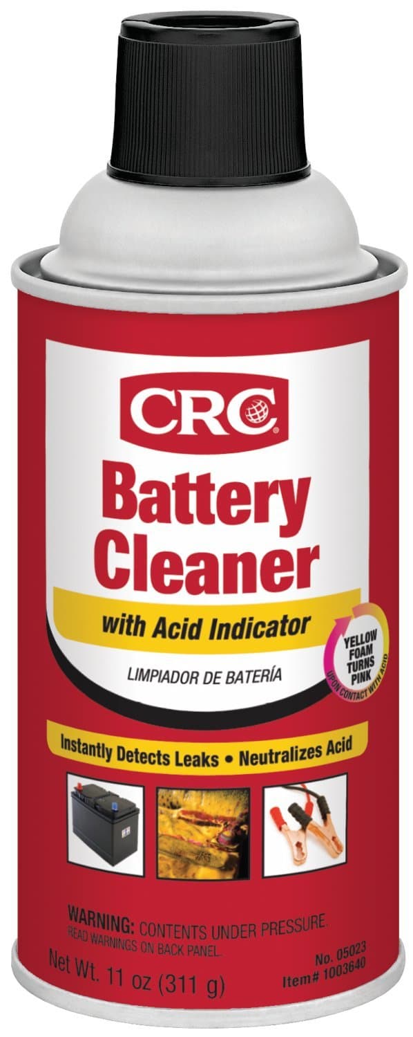 CRC 05023 Technician Grade Battery Cleaner with Indicator - 11 Wt Oz.