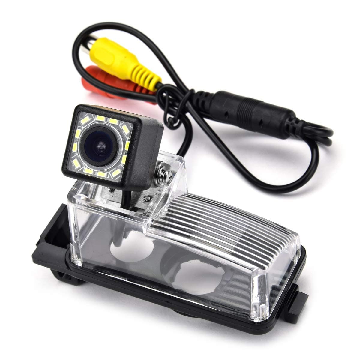 12 LED Adjustable Angle Car Rear View Camera for Nissan Tiida/Versa Hatchback/Grand Livina/Pulsar/Fairlady Z & Vehicle Camera Waterproof Reversing Backup Camera (12 LED Adjustable Angle)