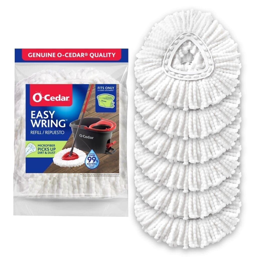O-Cedar EasyWring Spin Mop Head Refill (Pack of 6)