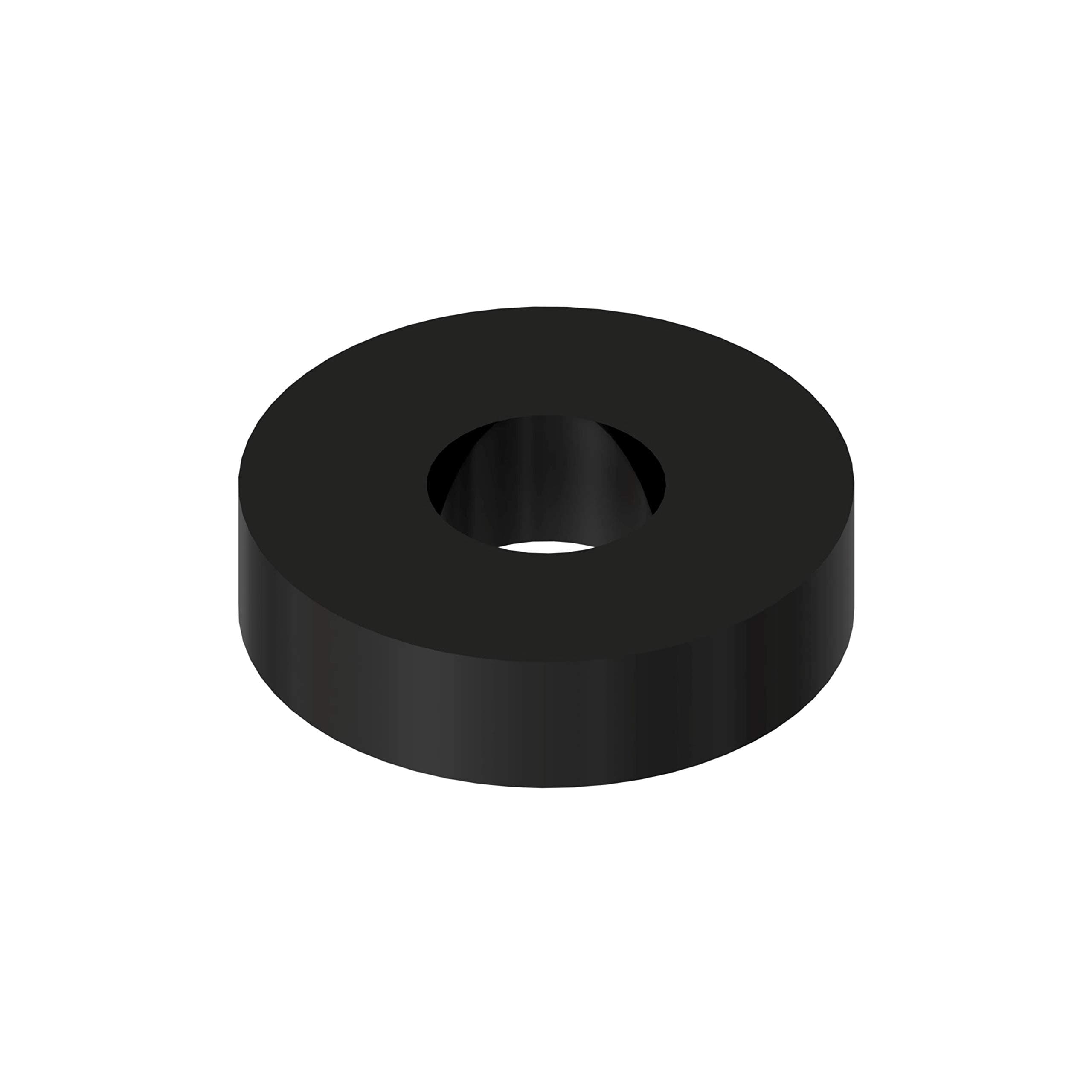 Black Nylon Spacer 1/8" Thick, 1/2" OD 0.194" ID, 50 Pack for VEX Robotics
