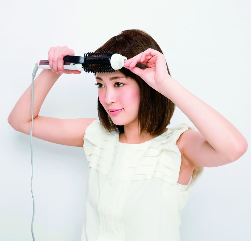 Panasonic curling iron brush type 32mm white EH-HT40-W